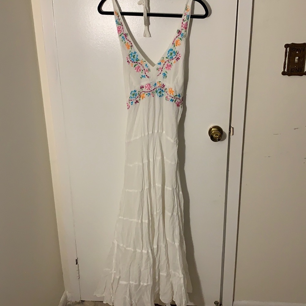 Flowing halter top dress!